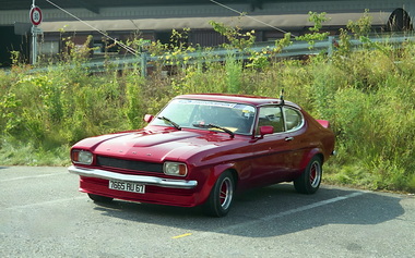 Teilnehmer mit seinem schnen MkI Capri aus England
participant avec sa belle MkI Capri d'Angleterre
Participant with his beautiful MkI Capri from England